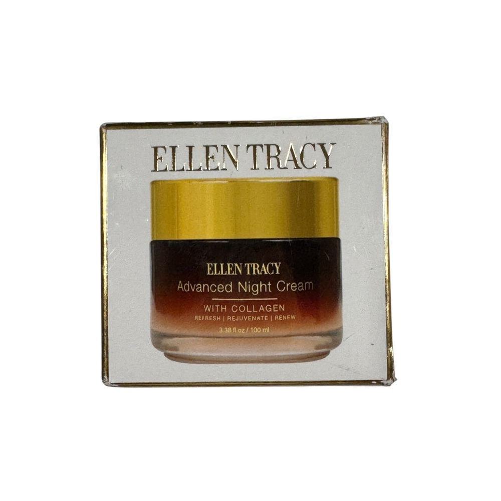 Ellen Tracy Advanced Night Cream with Collagen Rejuvenating Moisturizer 3.38oz